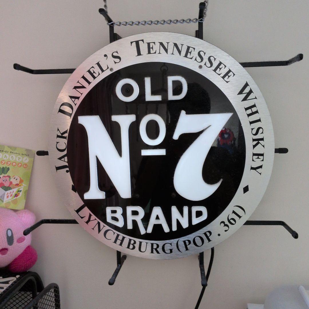 Jack Daniel's Old No. 7 ネオンサイン※飾り用チェーン付※