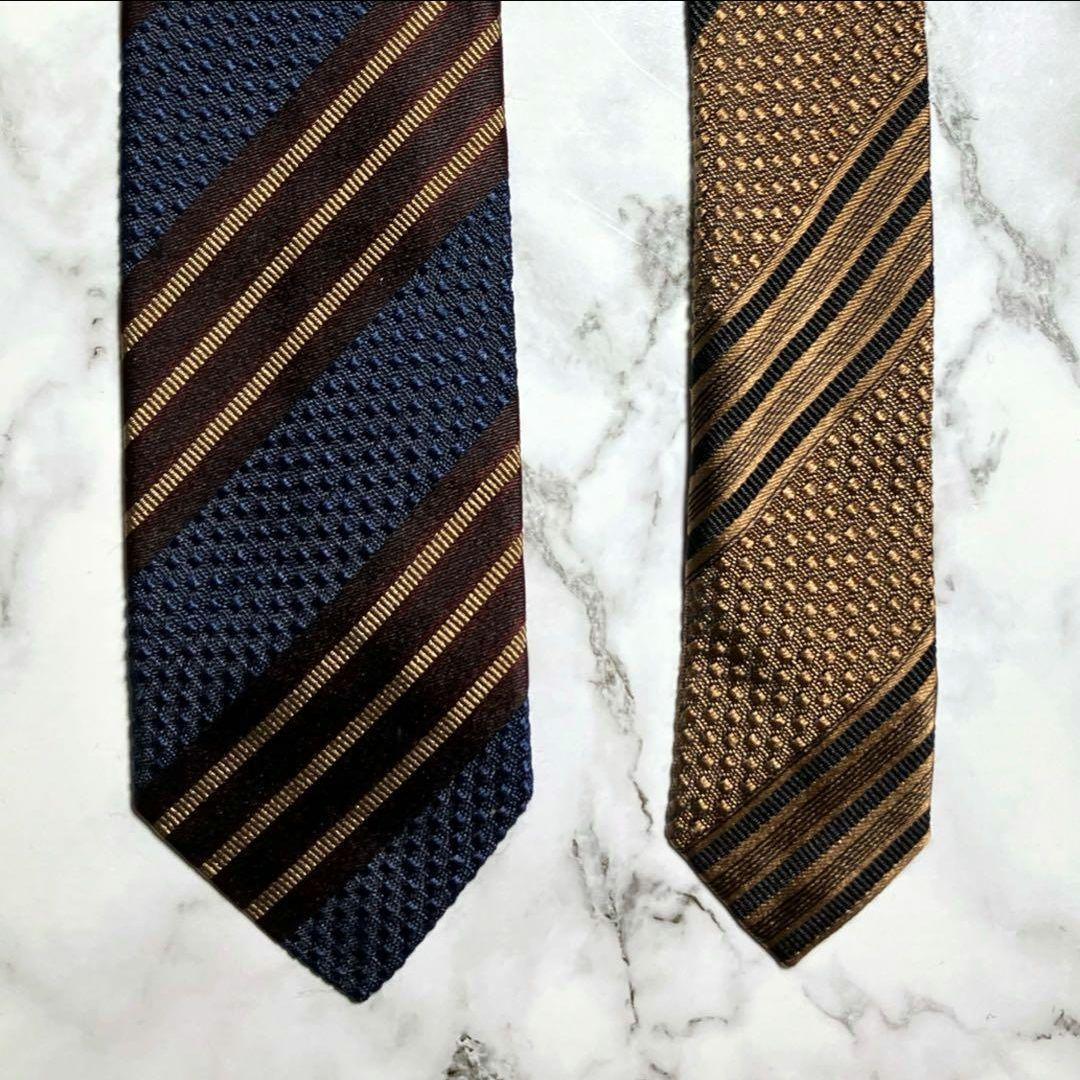 DRIES VAN NOTEN ドリスヴァンノッテン ネクタイ　レジメンタル