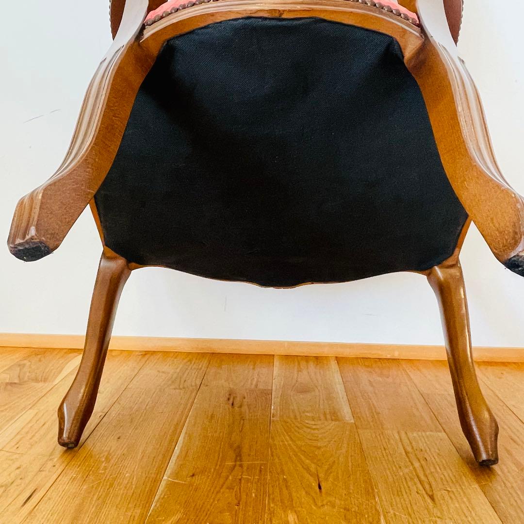 アンティーク 家具 イタリア チェア 椅子 アーム付き クラシック ヴィンテージ