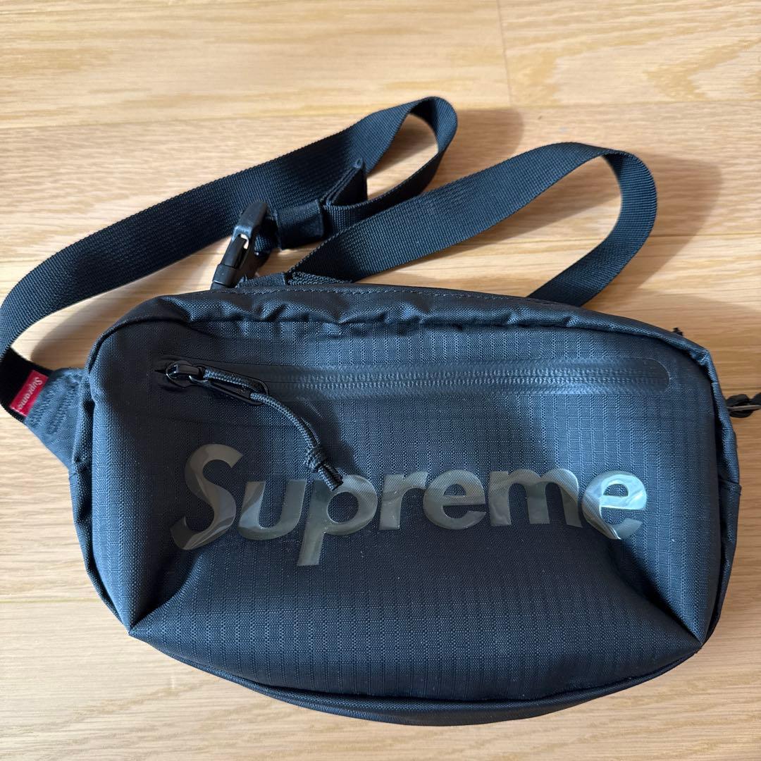 美品 Supreme Waist Bag ブラック 21ss