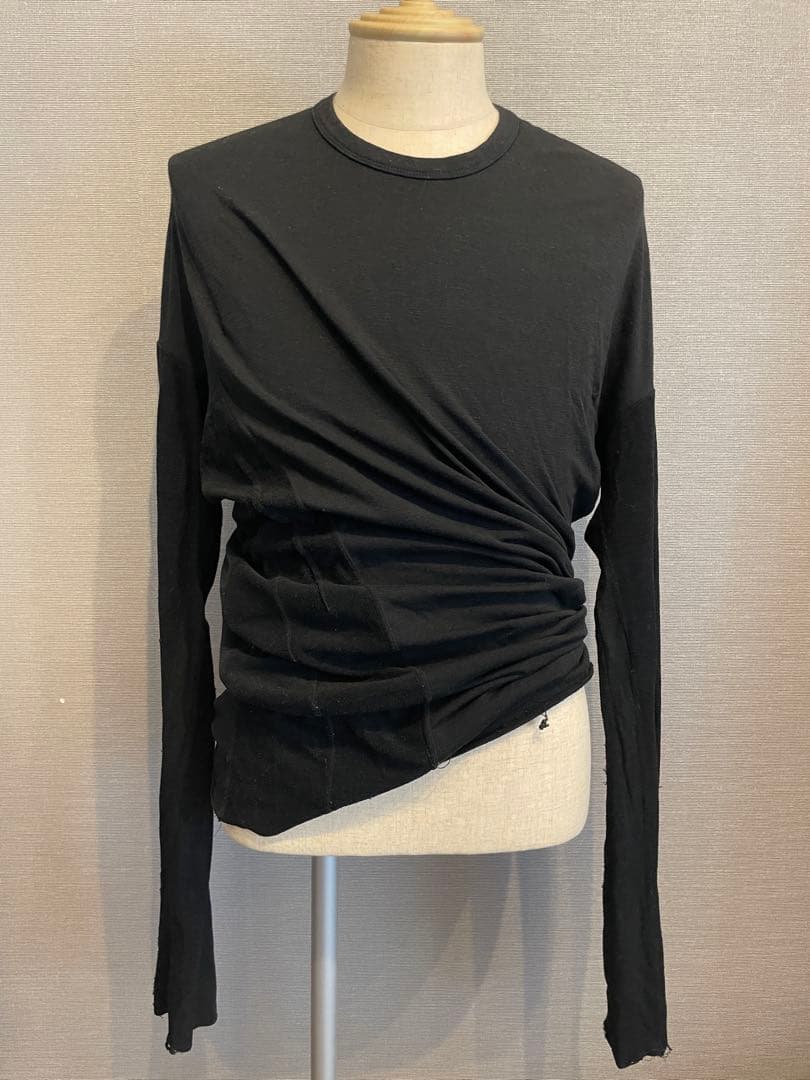 【希少】JULIUS ユリウス トップス ニット ブラック サイズ1(S)