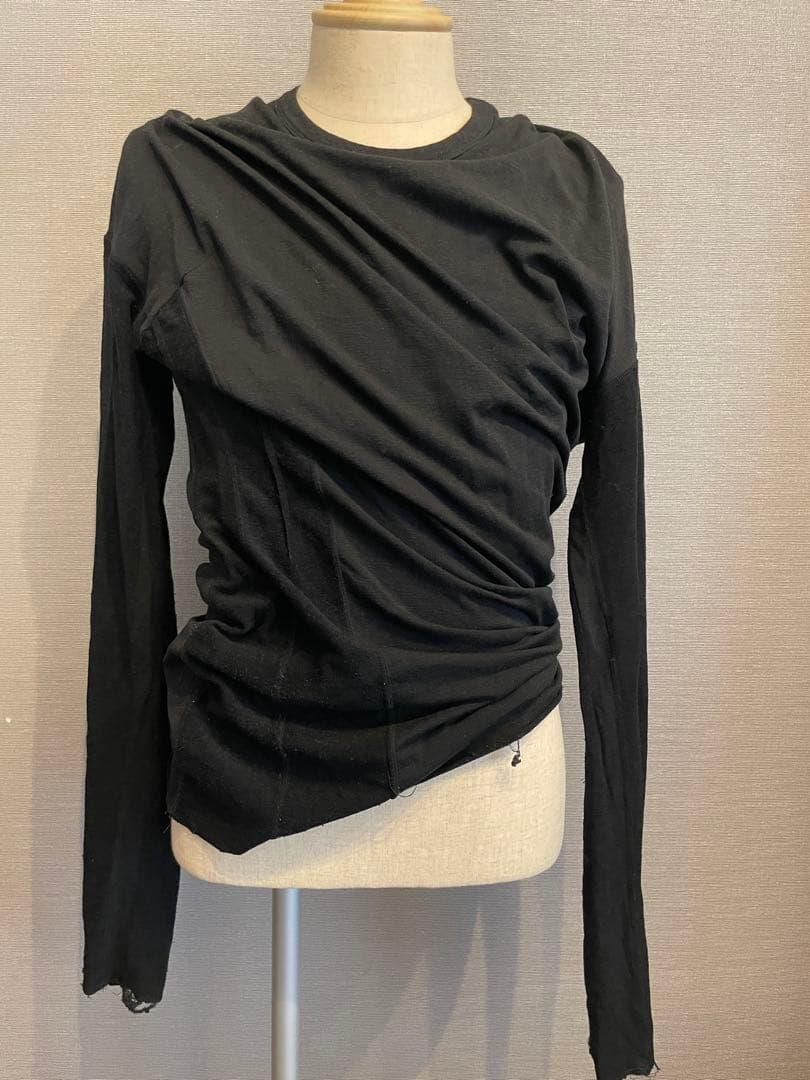 【希少】JULIUS ユリウス トップス ニット ブラック サイズ1(S)