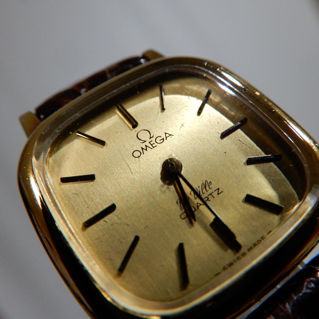 稼働 OMEGA De Ville デヴィル　レディース　プッシュ式リューズ