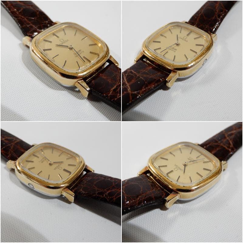 稼働 OMEGA De Ville デヴィル　レディース　プッシュ式リューズ