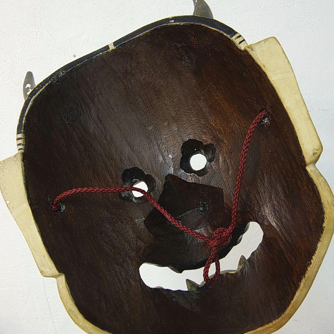 般若　能面　木彫り　厄除け