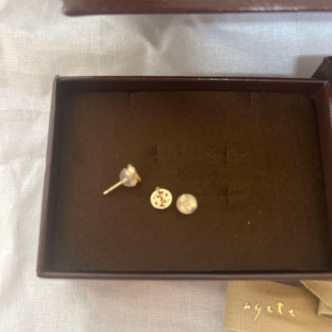 agete K10ダイヤモンドピアス ２０２５年