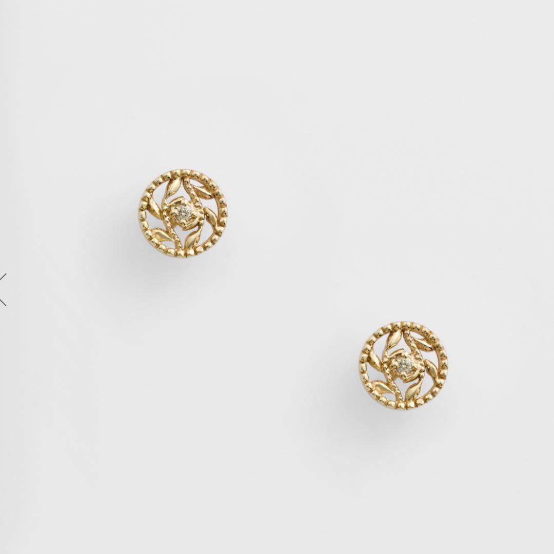 agete K10ダイヤモンドピアス ２０２５年