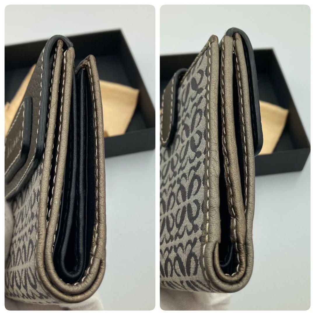 ！新品！　ロエベ　折り財布　アナグラム　付属品完備　13A