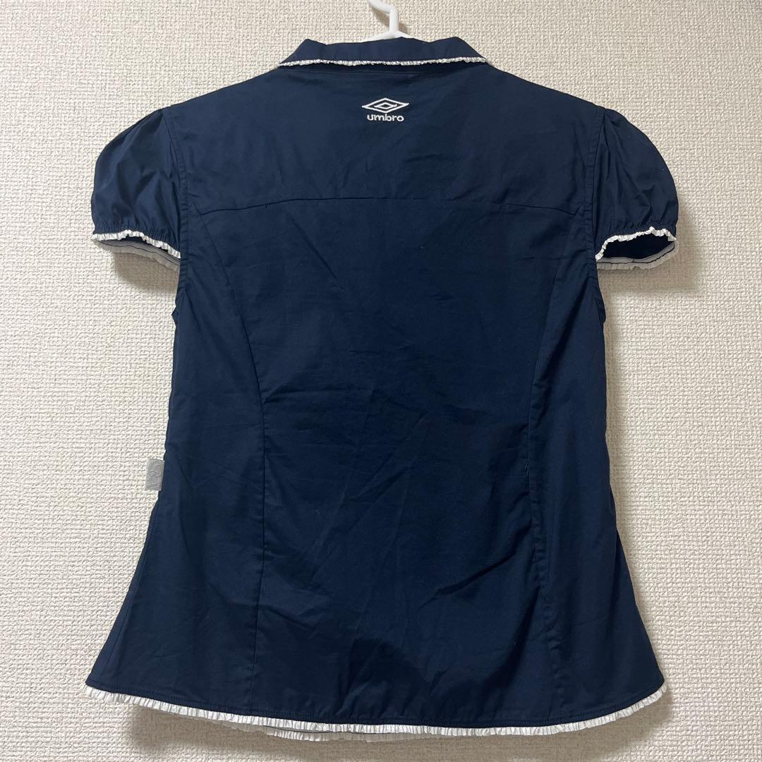 SCULPTOR UMBRO レースシャツ ネイビー M