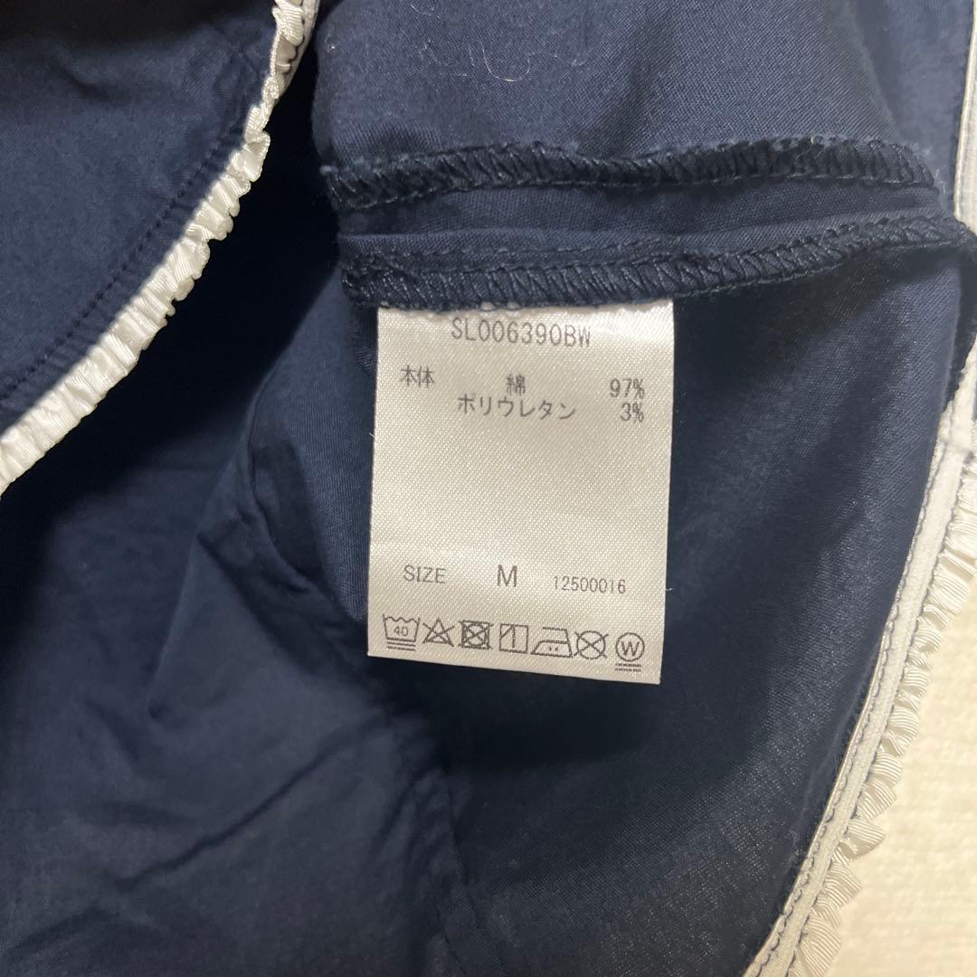 SCULPTOR UMBRO レースシャツ ネイビー M