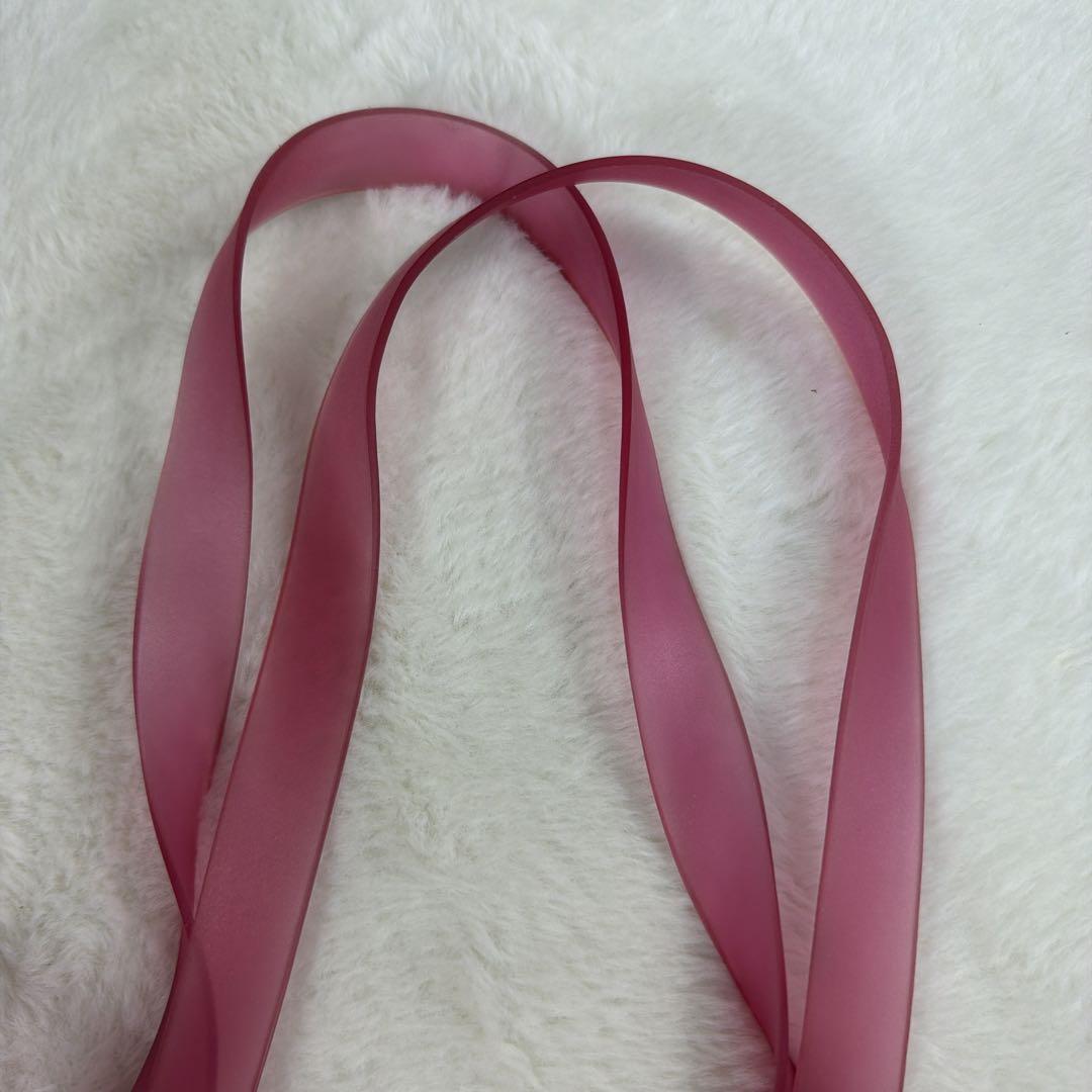 美品 CHANEL シャネル ピンク ラバー トートバッグ