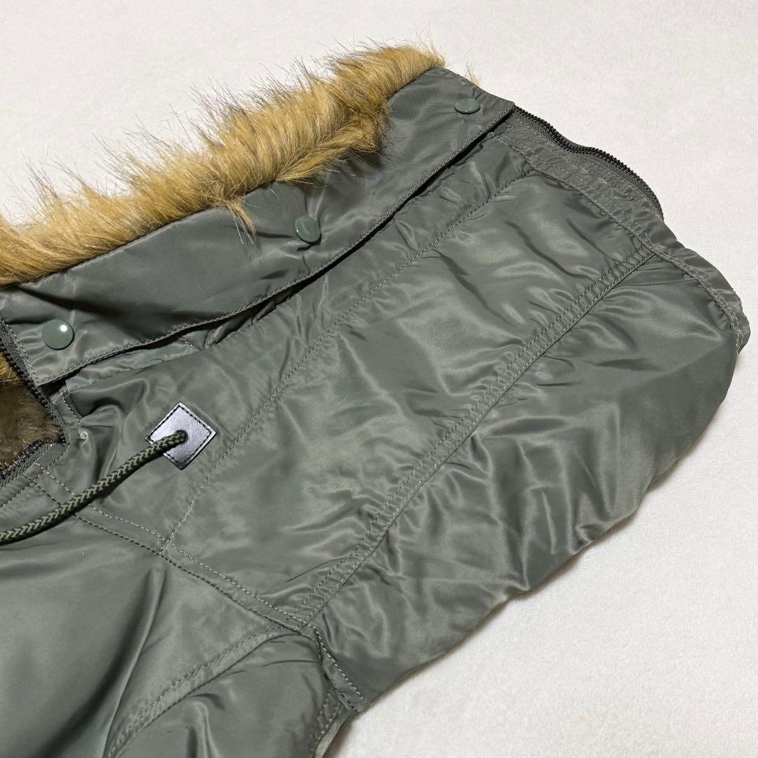 アルファ N-2B フライトジャケット セージグリーン ミリタリー ファー