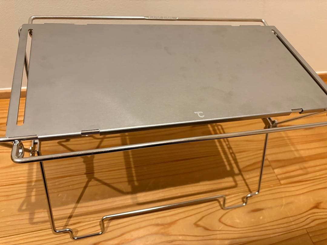 キャンプ用品　フィールドラック・コードユニット・igtブリッジテーブル天板付き