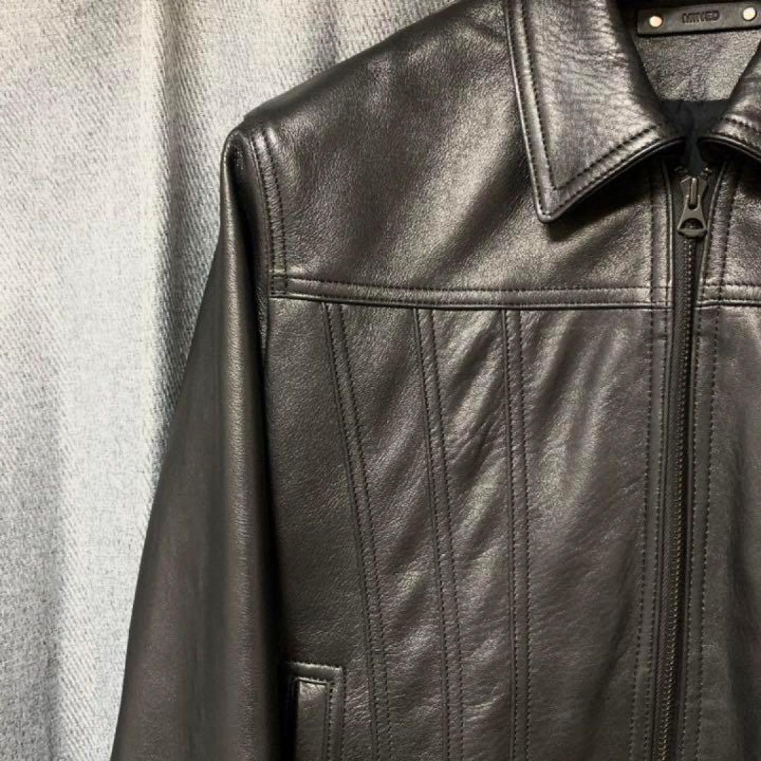 最終値下げMINEDENIM SHEEP LEATHER ZIPUPJACKET
