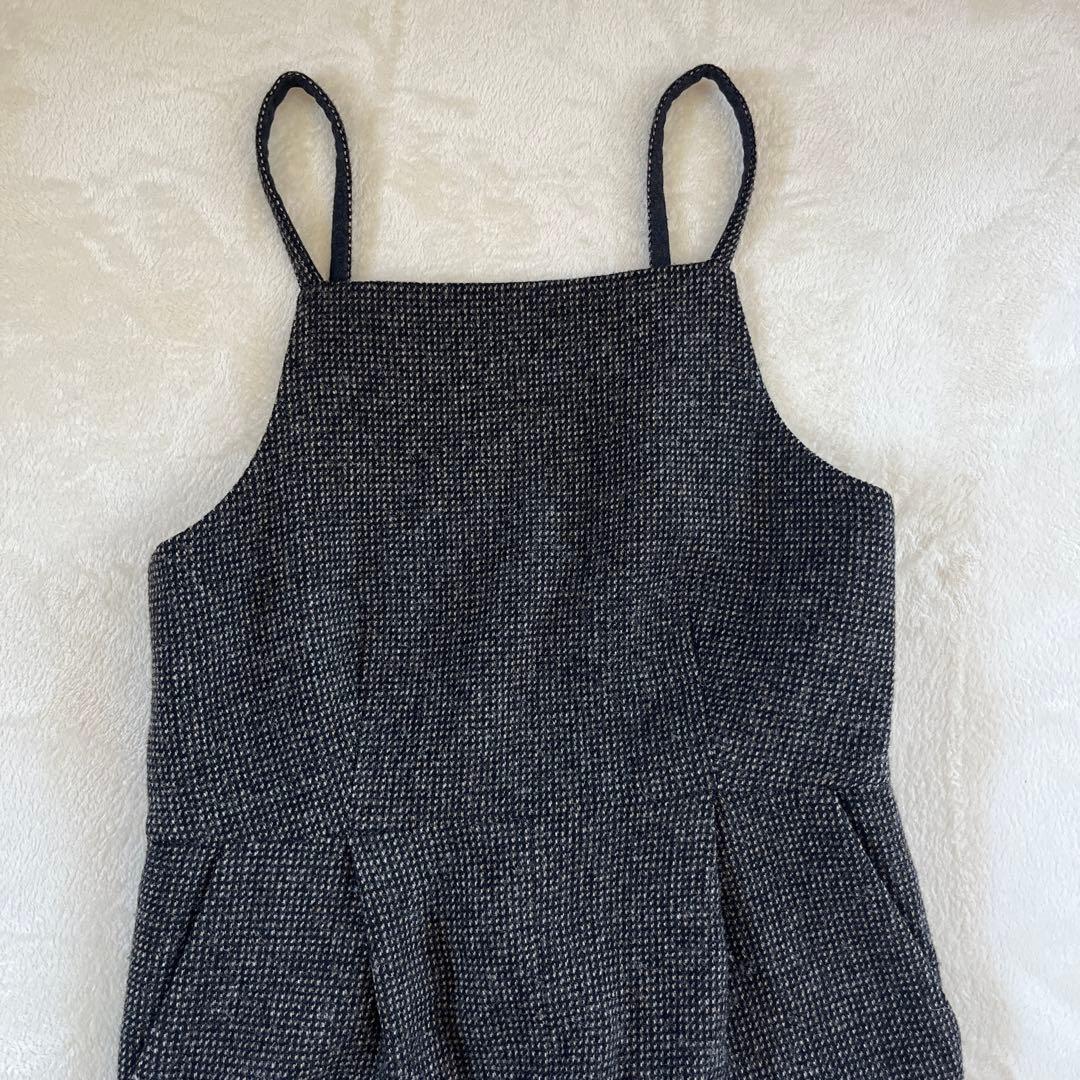 サロペット・オーバーオール・オールインワン AURALEE WOOL HAIRLINE LIGHT TWEEDOVERALL