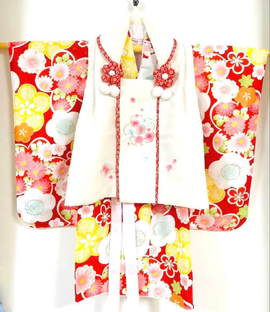 3歳　七五三着物セット　女の子