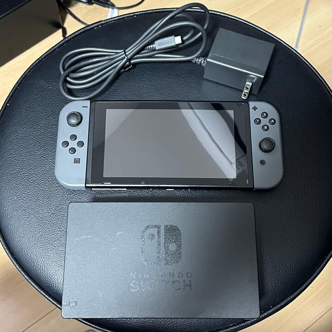 【ジャンク品】Nintendo Switch 本体、電源アダプター、ドックセット