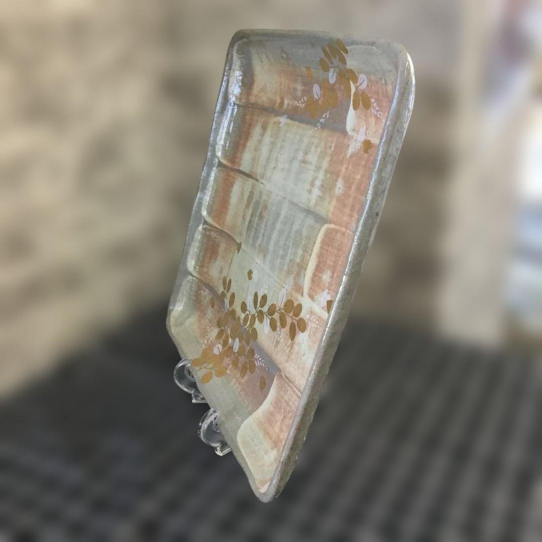 たち吉　金彩草花　盛皿　角皿　桐箱　橘吉　タチキチ　6枚セット