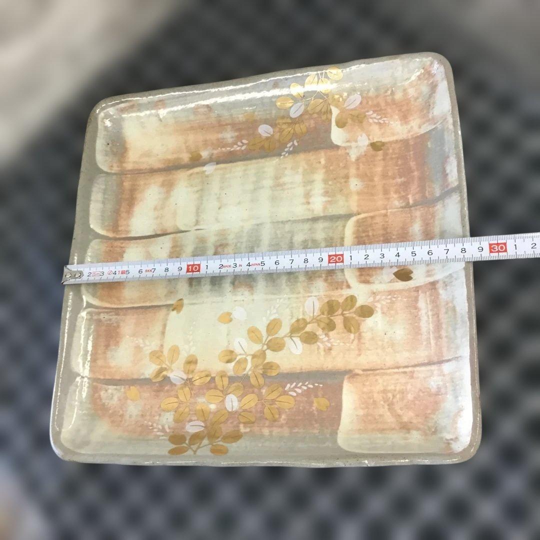 たち吉　金彩草花　盛皿　角皿　桐箱　橘吉　タチキチ　6枚セット