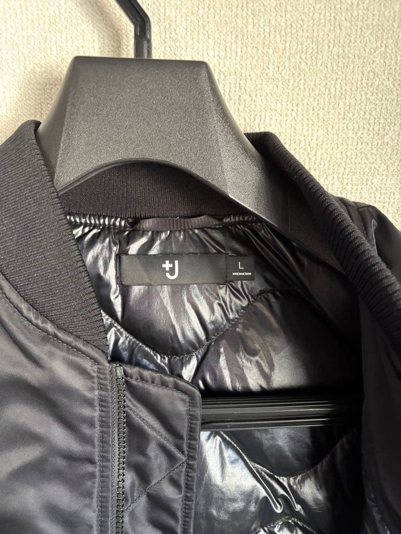 【美品】ユニクロ +J ハイブリッドダウンオーバーサイズジャケット Lサイズ