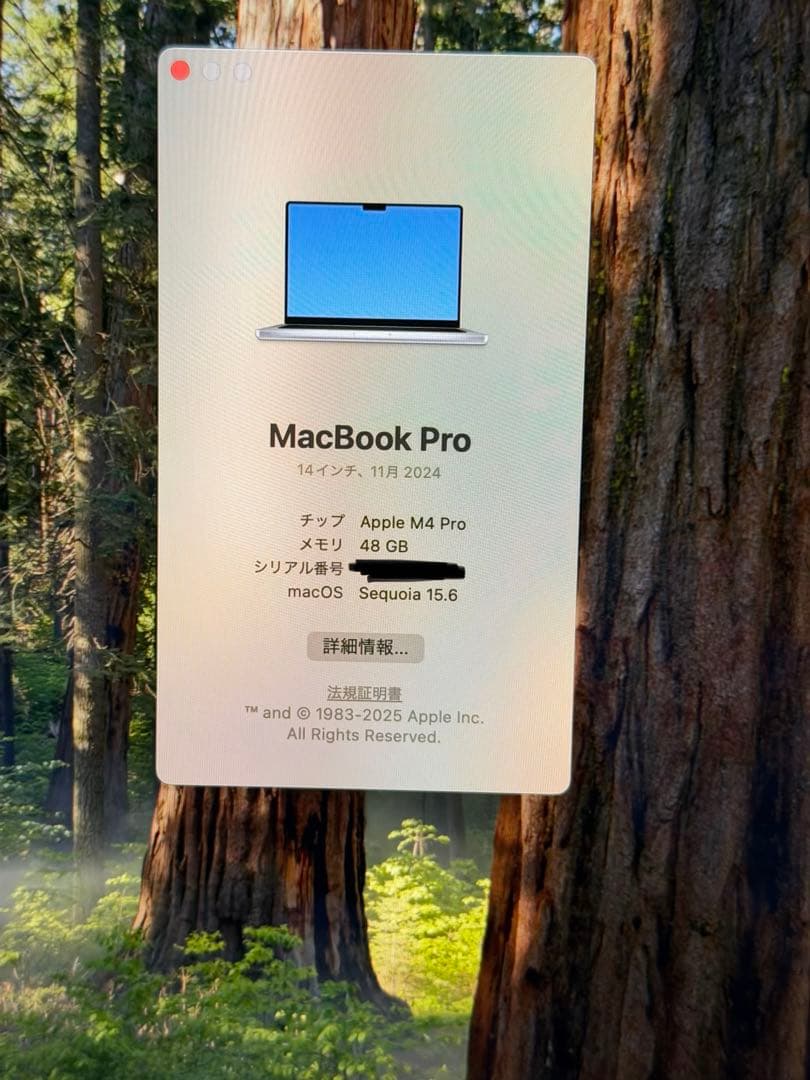 新品Apple MacBook Pro 14 M4 Pro 48G US