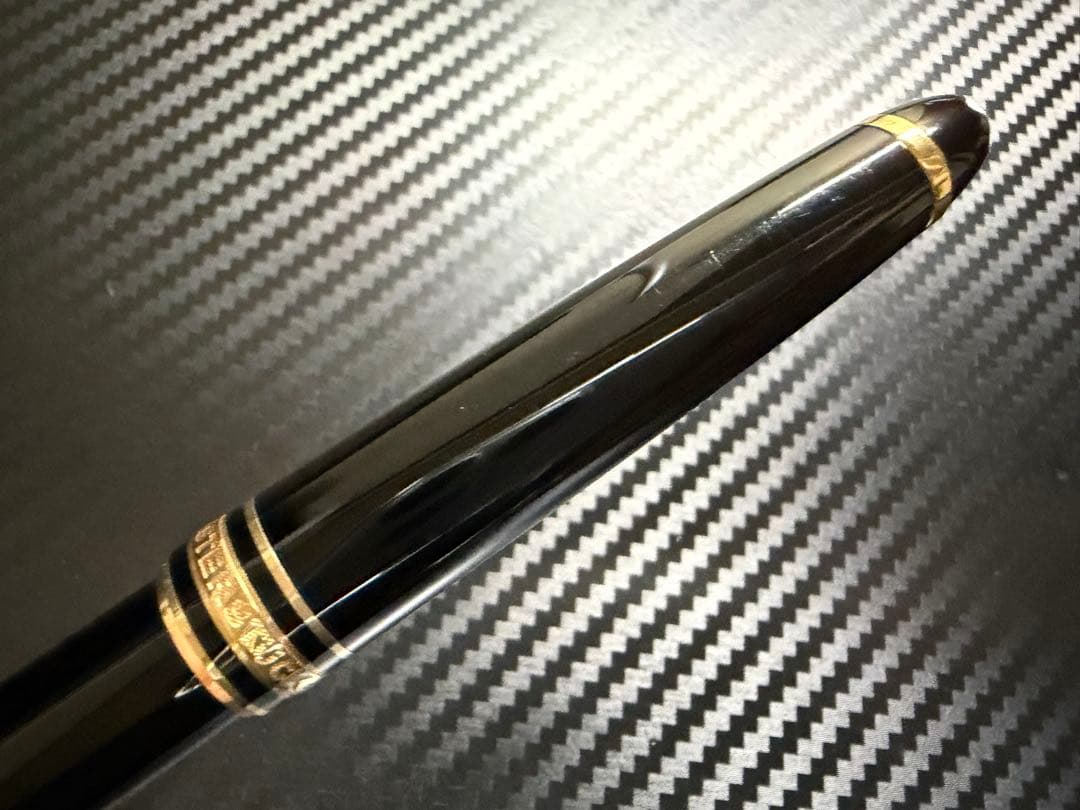 未使用に近い モンブラン 144 ブラック 中白 EF 極細字 万年筆