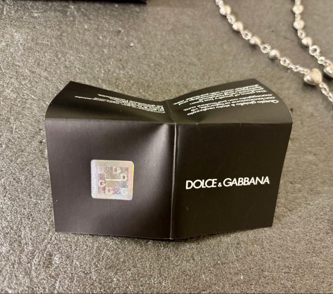 Dolce & Gabbanaロザリオ ハート　シルバー　ネックレス　925