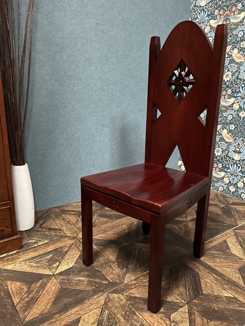 木製 椅子 ③ アンティークチェア インテリア クラシック 木彫