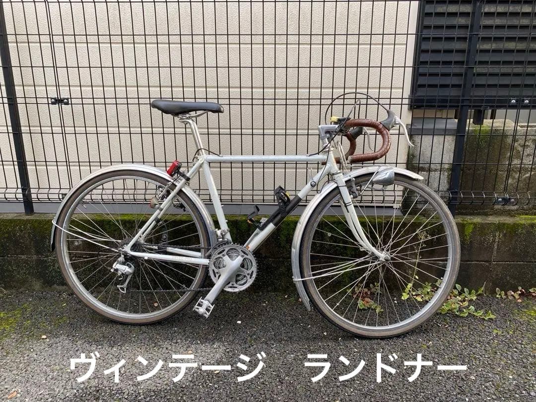 幻の名車　銀輪旅車AZUランドナー　ヴィンテージ　ホワイト