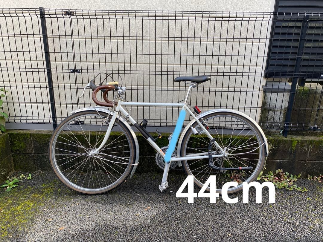 幻の名車　銀輪旅車AZUランドナー　ヴィンテージ　ホワイト