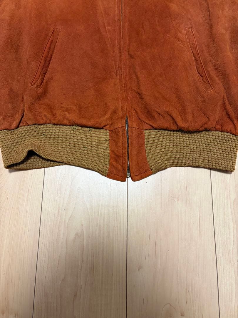 50s 60s suede leather jacket 襤褸