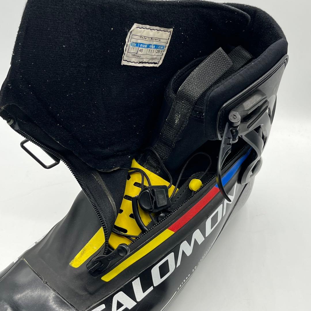 SALOMON クロスカントリースキーブーツ 29.5cm カーボン