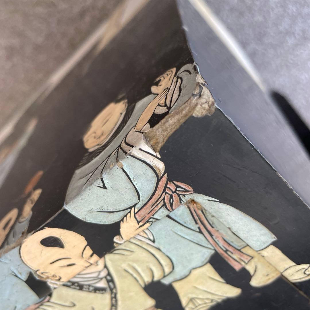 中国家具　彫刻　キャビネット　ヴィンテージ　チャイニーズ