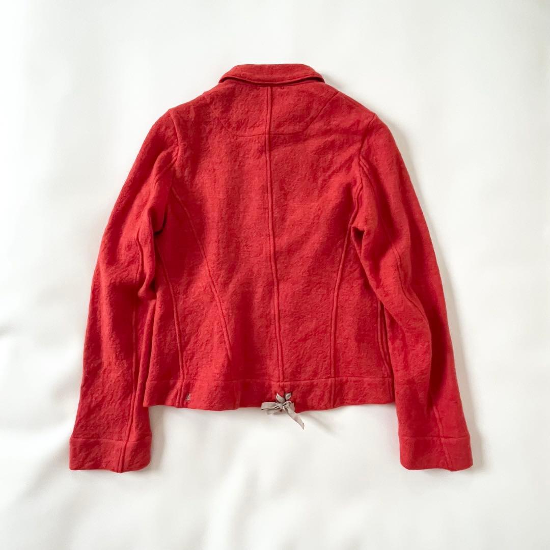 ＊45rpm ウールカーディガンジャケット　レッド＊