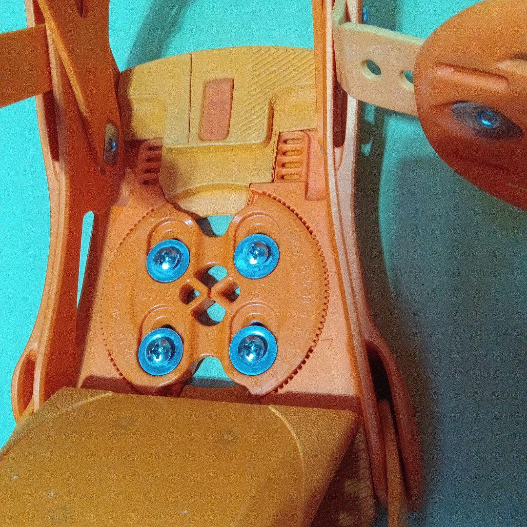 BURTONジェネシス スノーボードビンディング オレンジ