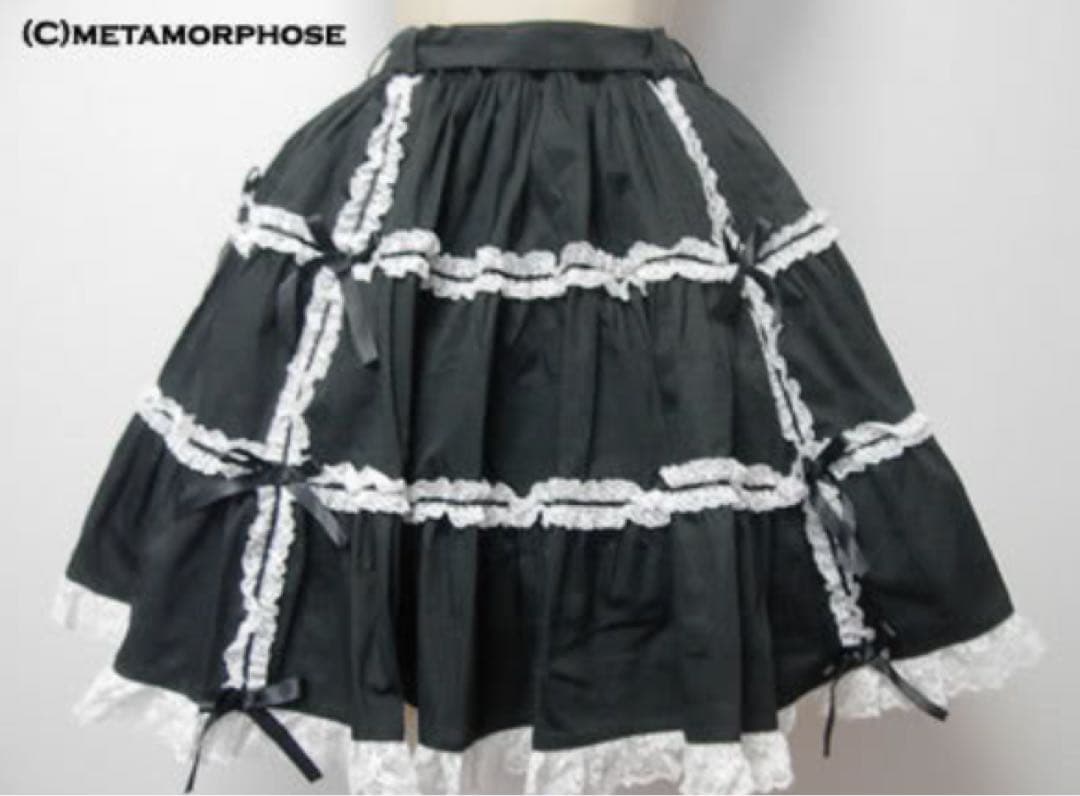 morphose初期　両山レースティアードスカート