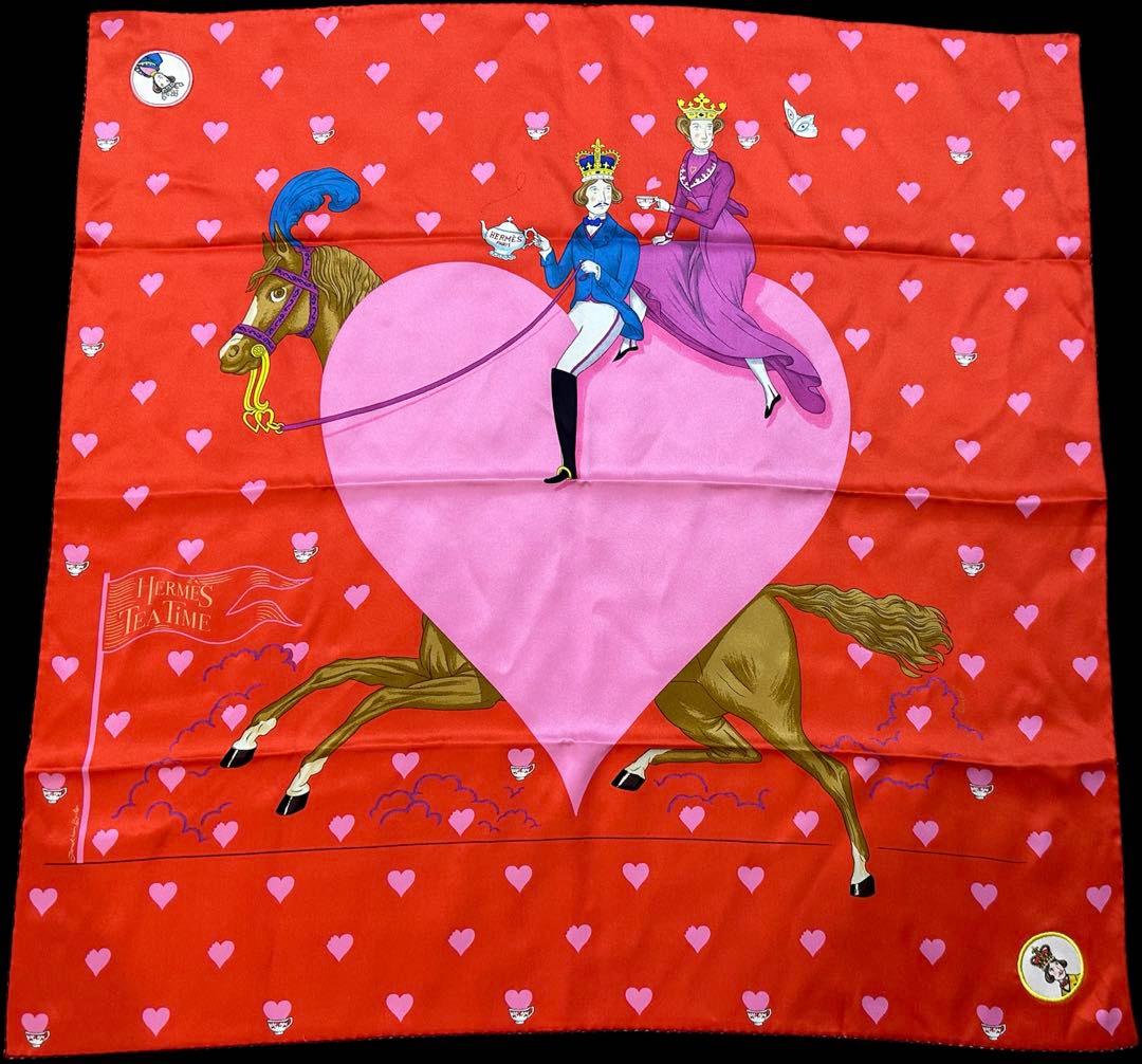 HERMES エルメス エルメス・ティータイム メダイヨン 刺繍