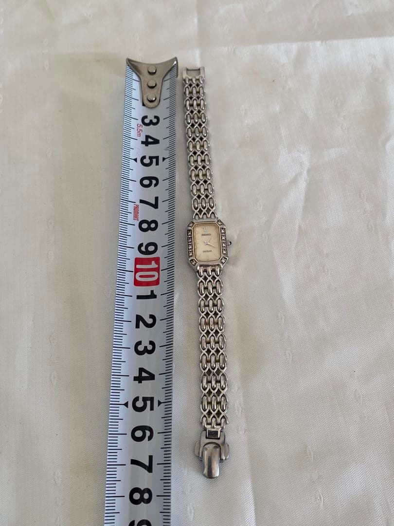 SEIKO セイコー 2E20-7460 エクセリーヌ クオーツ 12pダイヤ