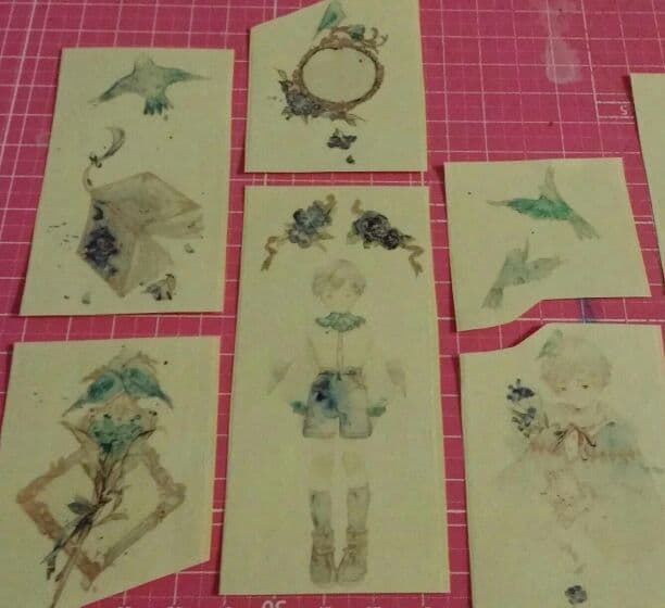 165.人物マステ1ループ切り売り250円