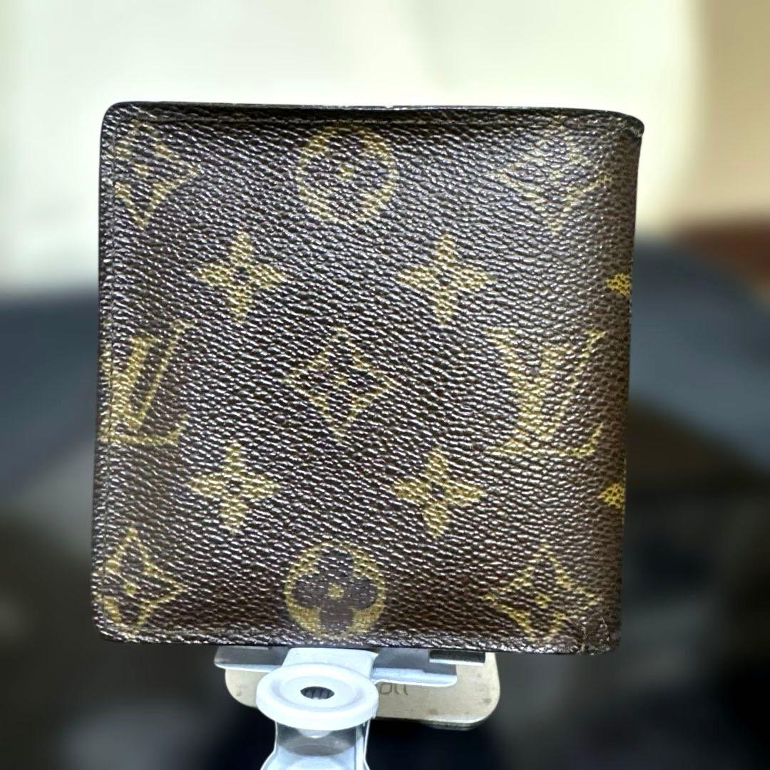 12☆優良品☆モノグラム♪マルコ☆2つ折り財布★ポケットあり