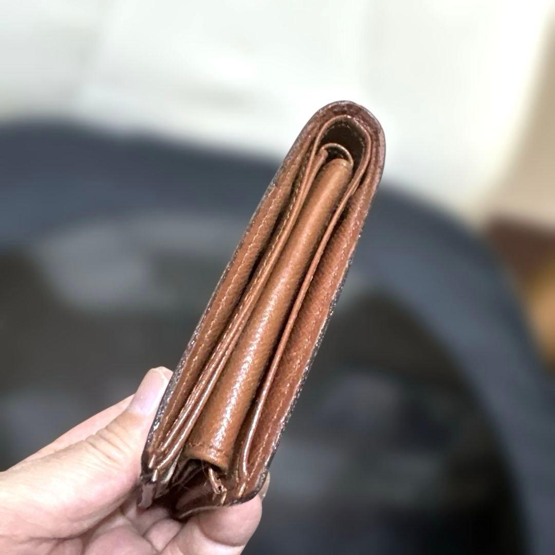 12☆優良品☆モノグラム♪マルコ☆2つ折り財布★ポケットあり