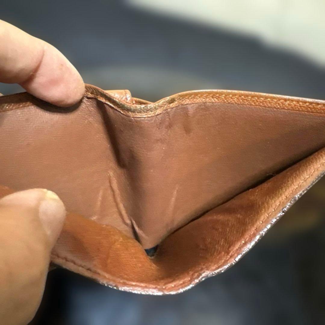 12☆優良品☆モノグラム♪マルコ☆2つ折り財布★ポケットあり