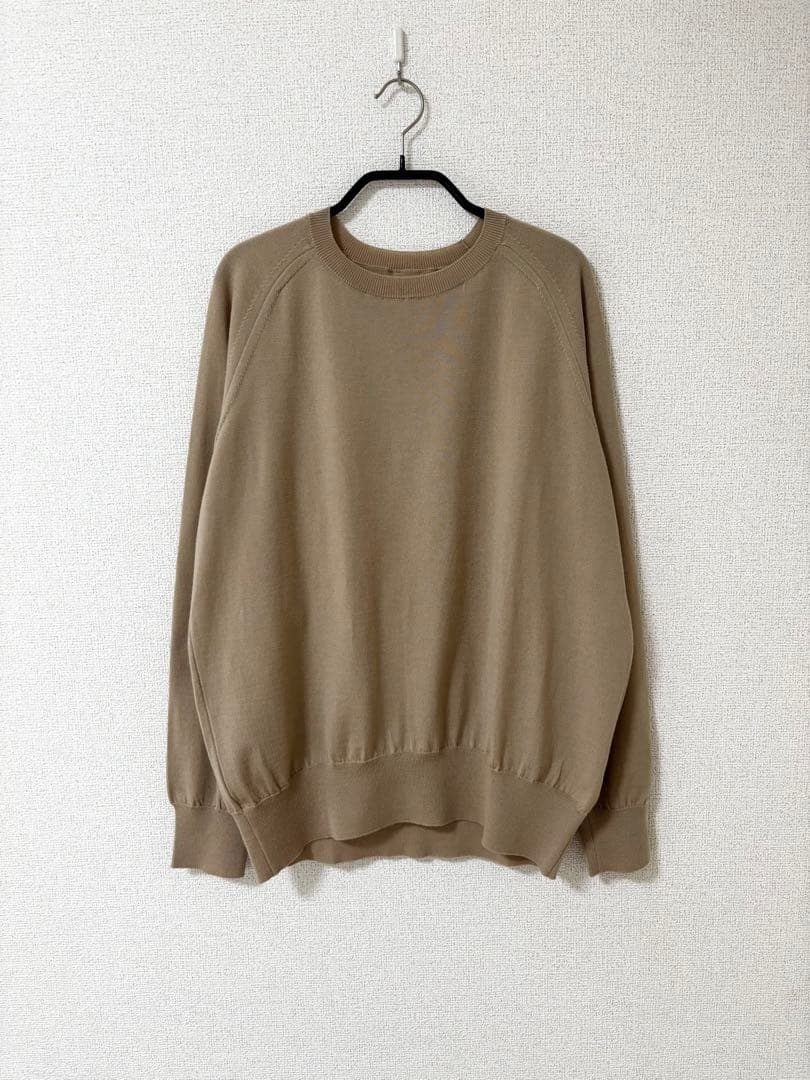 Deuxieme Classe OPTIMO クルーネックプルオーバー　ベージュ