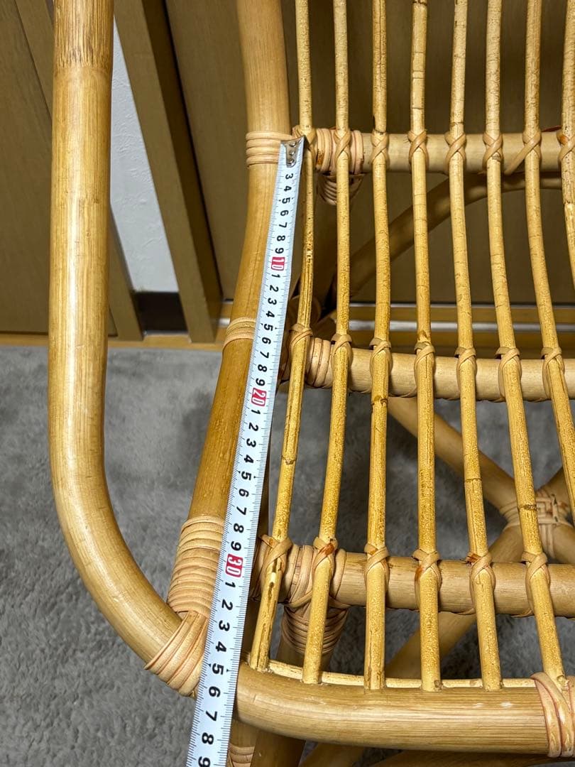 ラタンチェア ダイニングチェア PCチェア おしゃれ 軽い 籐 チェア 椅子