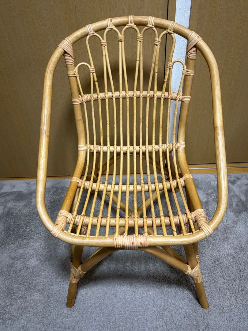 ラタンチェア ダイニングチェア PCチェア おしゃれ 軽い 籐 チェア 椅子