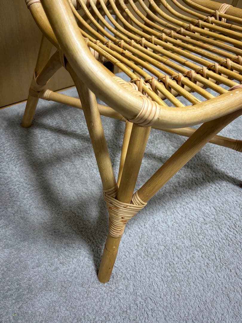 ラタンチェア ダイニングチェア PCチェア おしゃれ 軽い 籐 チェア 椅子