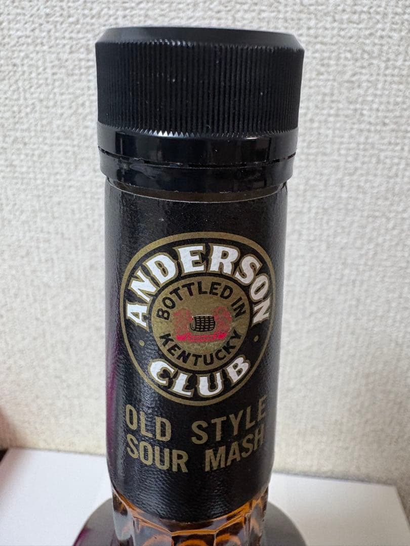 アンダーソンクラブ　１５年　バーボンウイスキー バーボン　750ml 箱付き