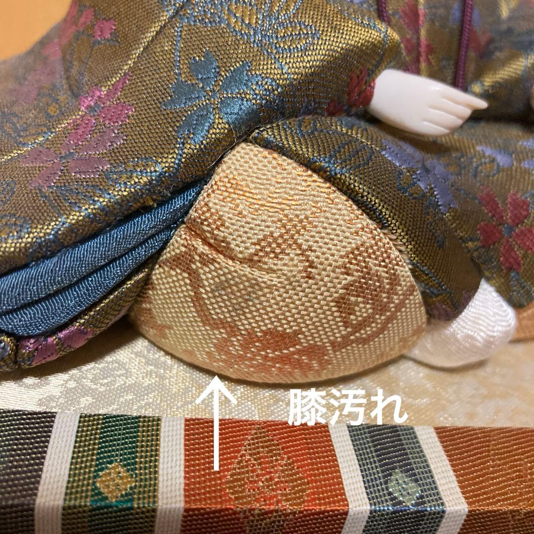 江戸木目込人形　桃山雛　一秀作　新王飾　雛人形