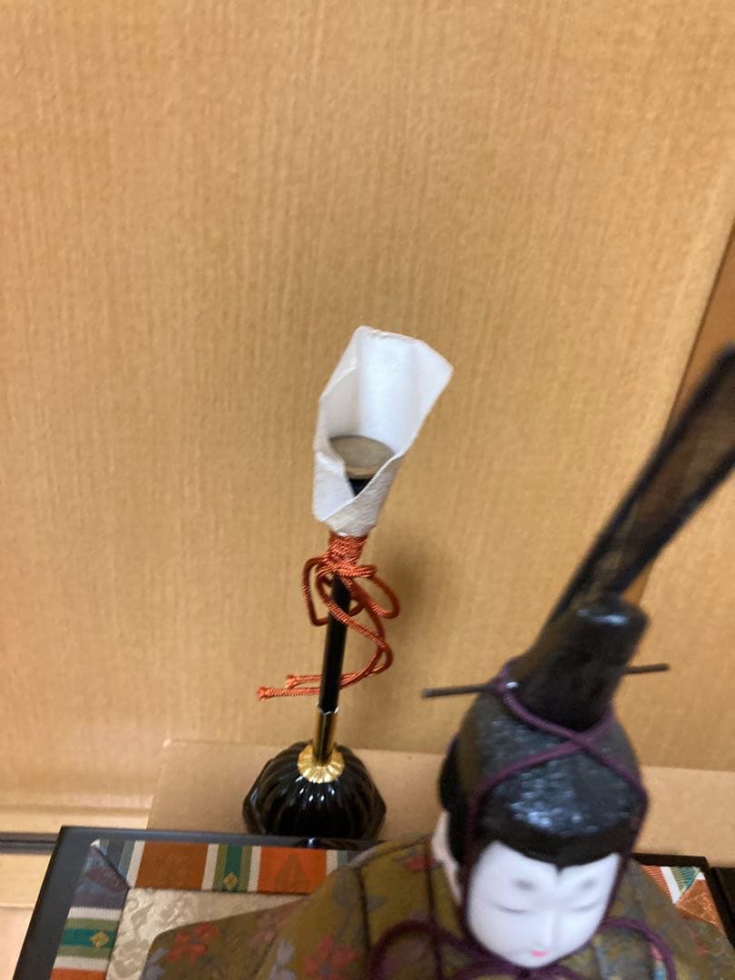 江戸木目込人形　桃山雛　一秀作　新王飾　雛人形