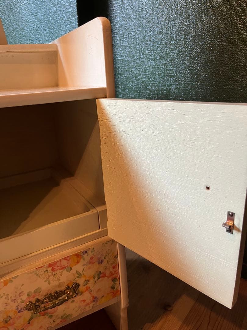 花柄 ドレッサー 鏡台 レトロポップ 昭和レトロ 当時物 インテリア チェスト